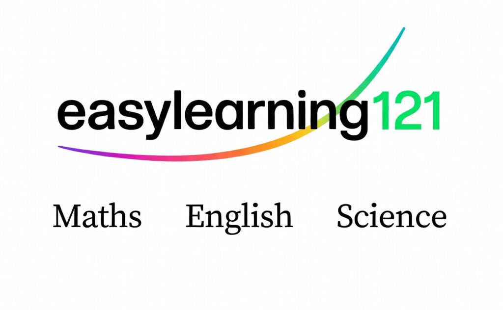 EasyLearning121 logo - Maths English Science tutoring